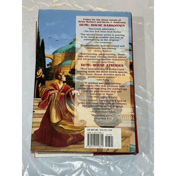 2001 Dune House Corrino Brian Herbert, Kevin J. Anderson 1st Ed 1st Print, HC DJ - Picture 3 of 14